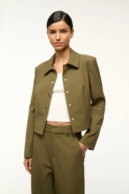 MARINO JACKET | SERGEANT GREEN sold by STAUD