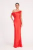 ASHANTI DRESS | RED ROSE sold by STAUD