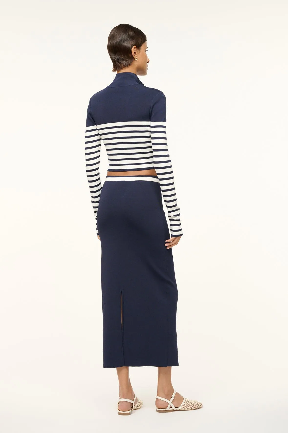 RAFT TOP | NAVY WHITE sold by STAUD product image thumbnail 3