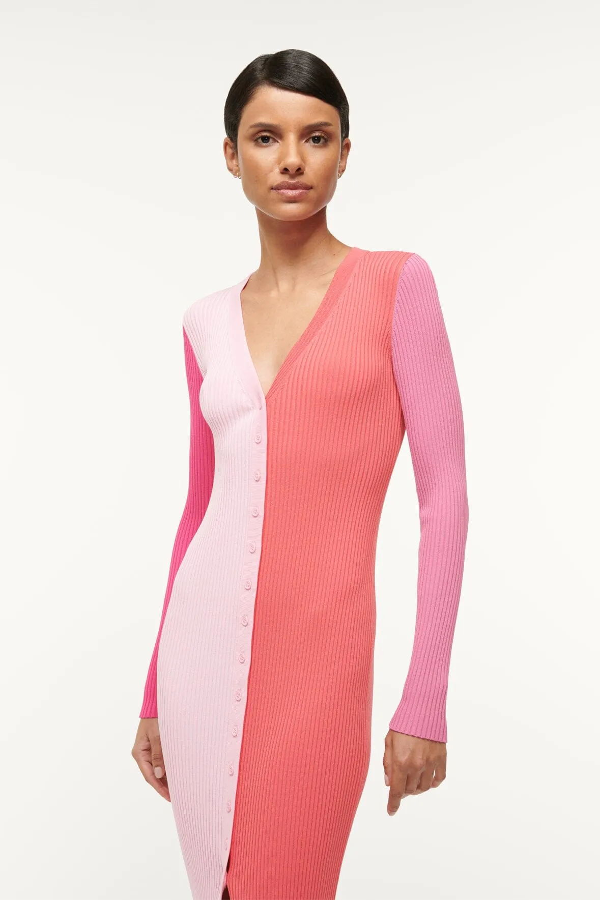 SHOKO SWEATER | FLAMINGO MULTI sold by STAUD product image thumbnail 3