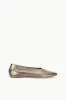 ALBA BALLET FLAT | AGED BRONZE sold by STAUD