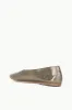 ALBA BALLET FLAT | AGED BRONZE sold by STAUD