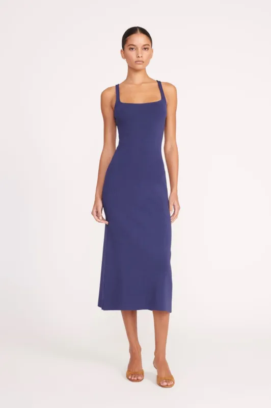 PAITYN DRESS | NAVY sold by STAUD