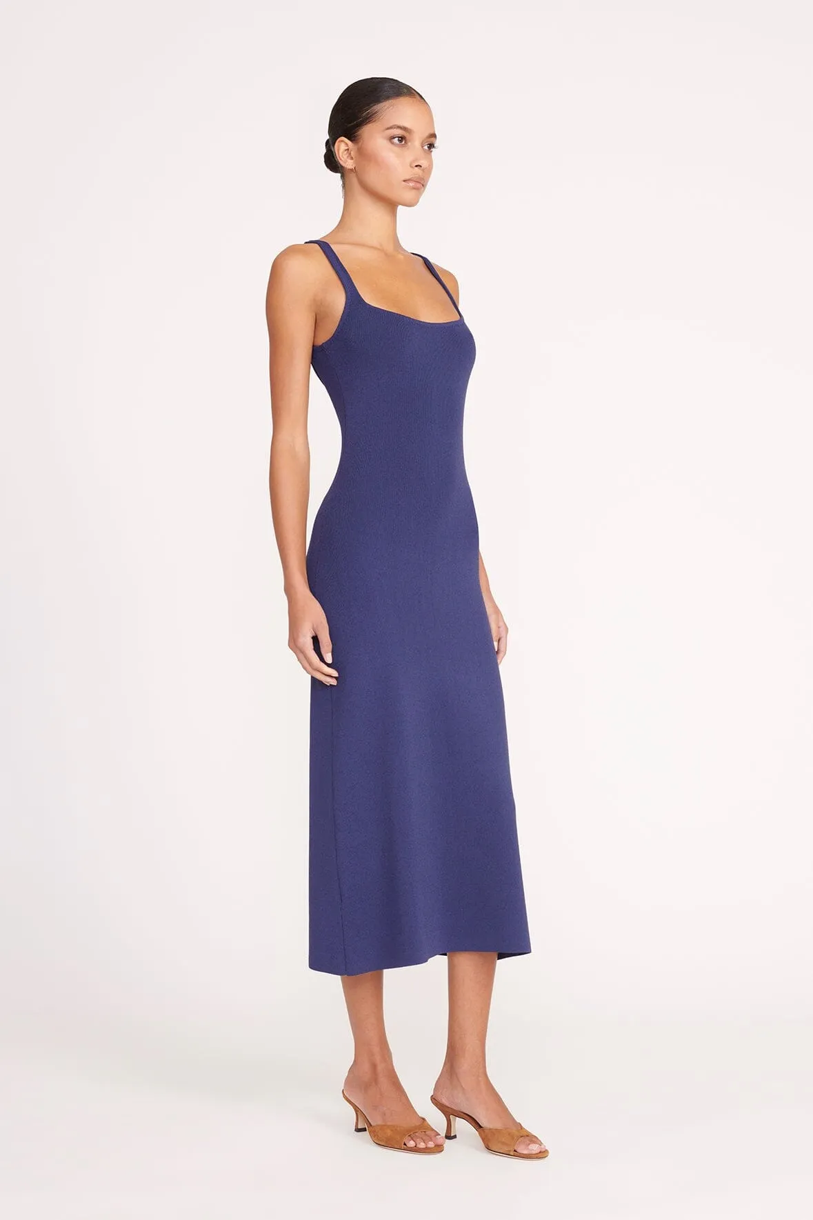 PAITYN DRESS | NAVY sold by STAUD product image thumbnail 4
