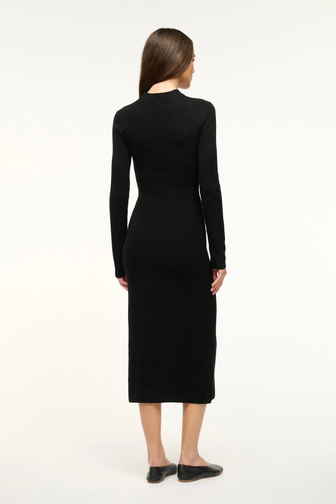 RAMONA DRESS | BLACK sold by STAUD product image thumbnail 4