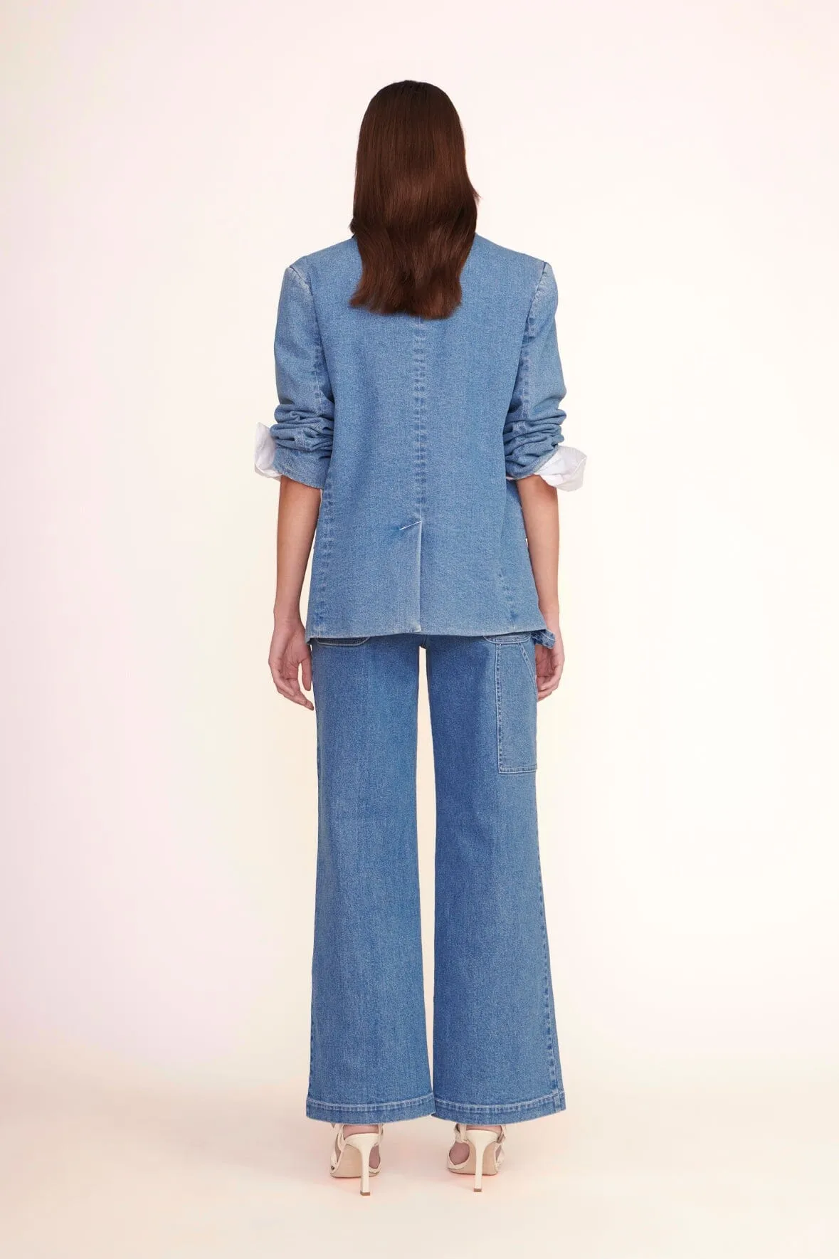 PAINTER PANT | MEDIUM WASH sold by STAUD product image thumbnail 3