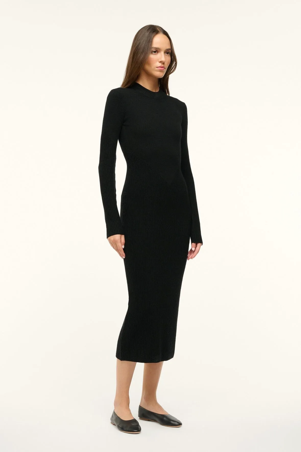 RAMONA DRESS | BLACK sold by STAUD product image thumbnail 3