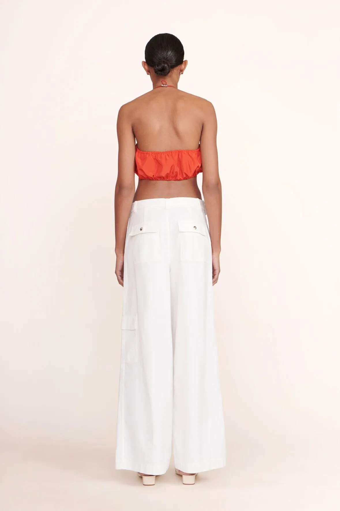 BRAYDEN PANT | IVORY sold by STAUD product image thumbnail 3