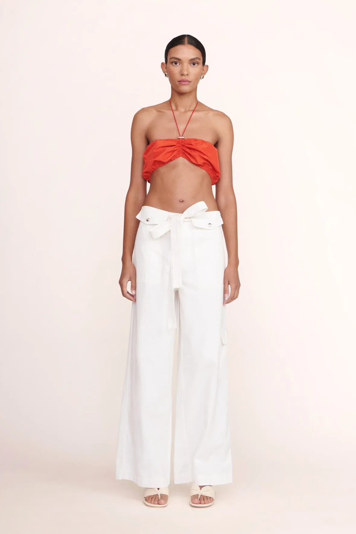 BRAYDEN PANT | IVORY sold by STAUD