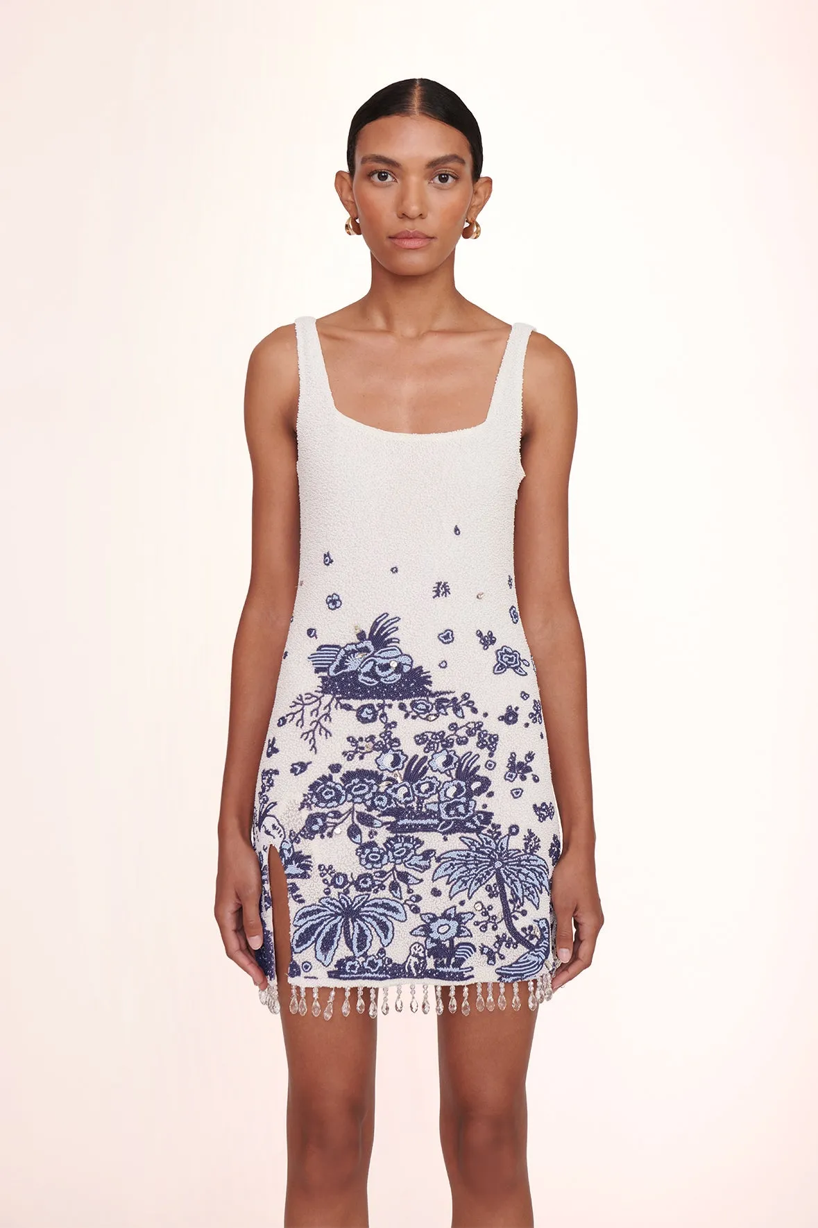 LE SABLE DRESS | BLUE TOILE sold by STAUD product image thumbnail 2