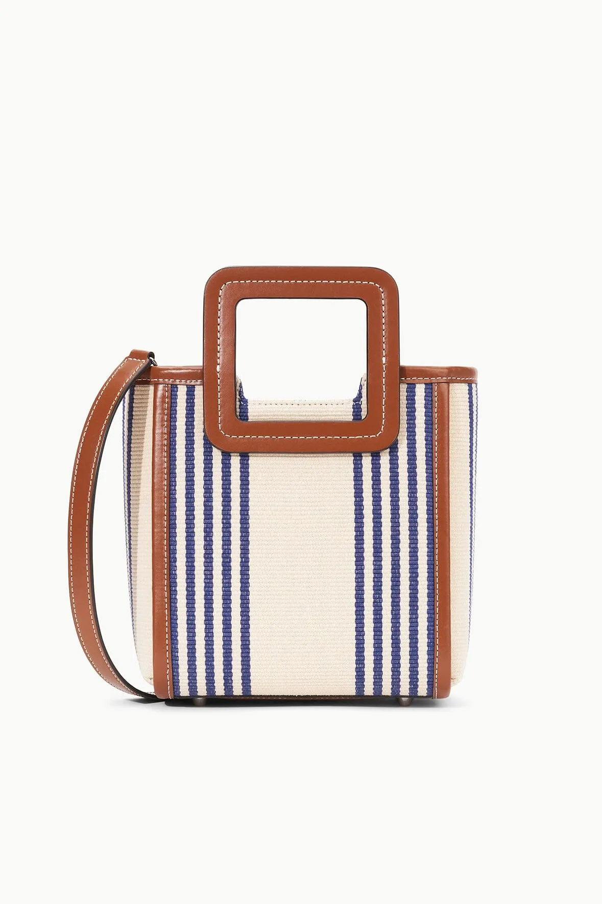 MINI SHIRLEY BAG | MARINE BAYADERE STRIPE sold by STAUD product image thumbnail 2