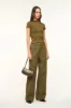 PRINCE TWILL PANT | SERGEANT GREEN sold by STAUD