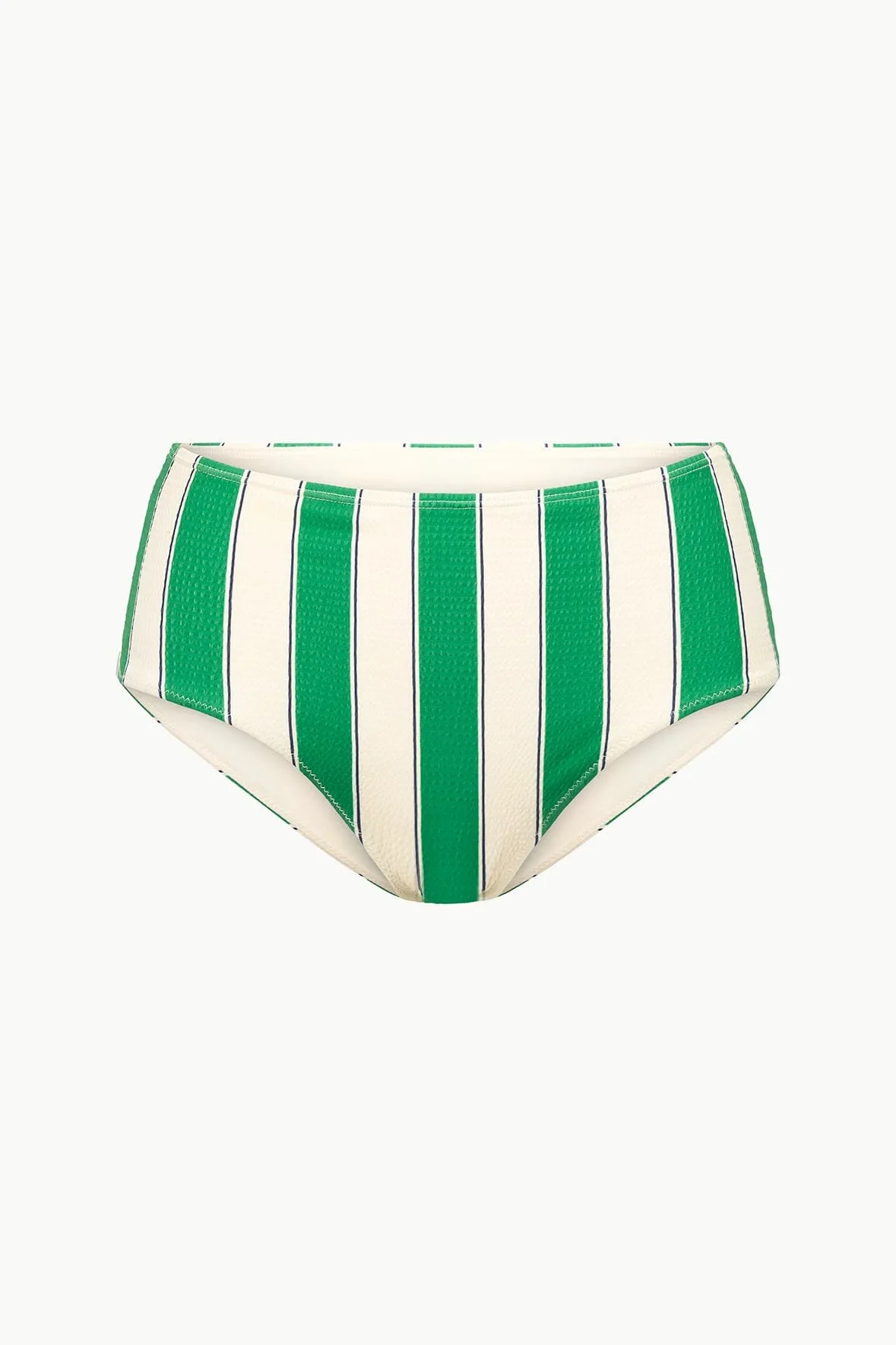 DEVON HIGH RISE BIKINI BOTTOM | BUNGALOW STRIPE sold by STAUD product image thumbnail 5