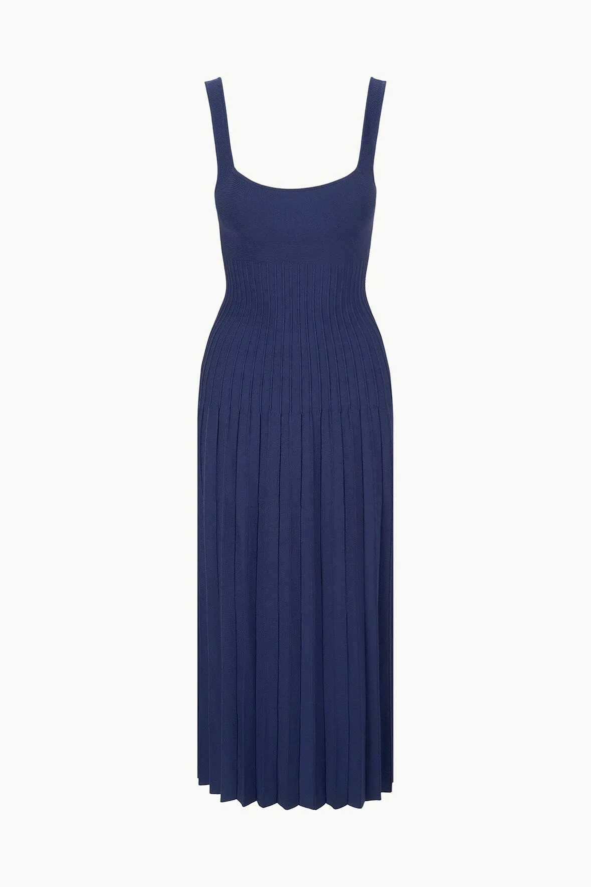 ELLISON DRESS | NAVY sold by STAUD product image thumbnail 5