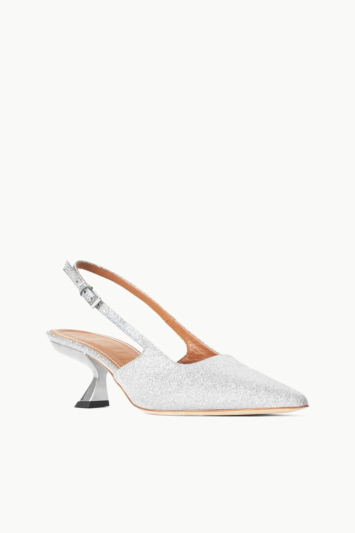 NEVE SLINGBACK HEEL | DIAMOND sold by STAUD product image thumbnail 3