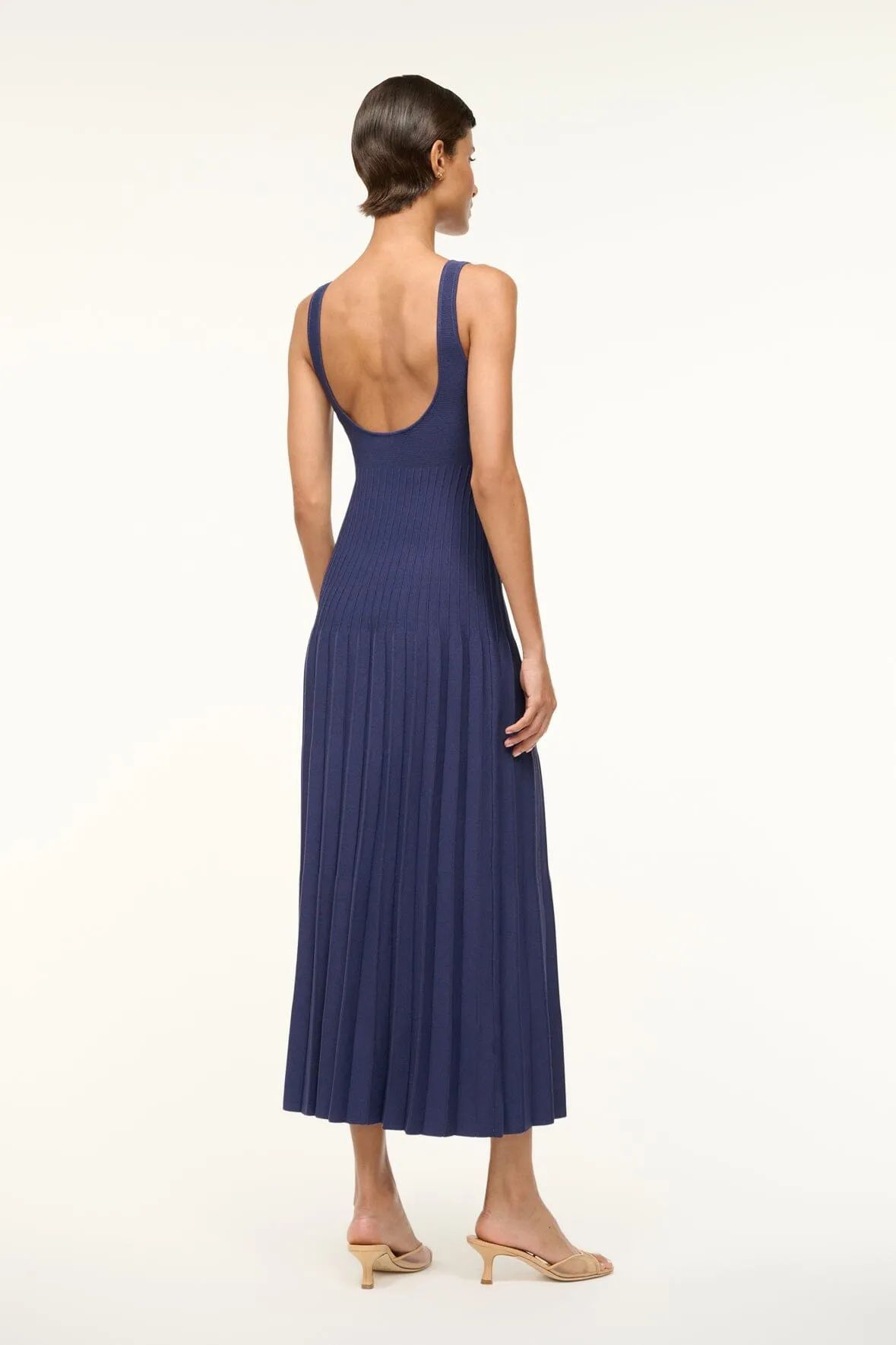 ELLISON DRESS | NAVY sold by STAUD product image thumbnail 2