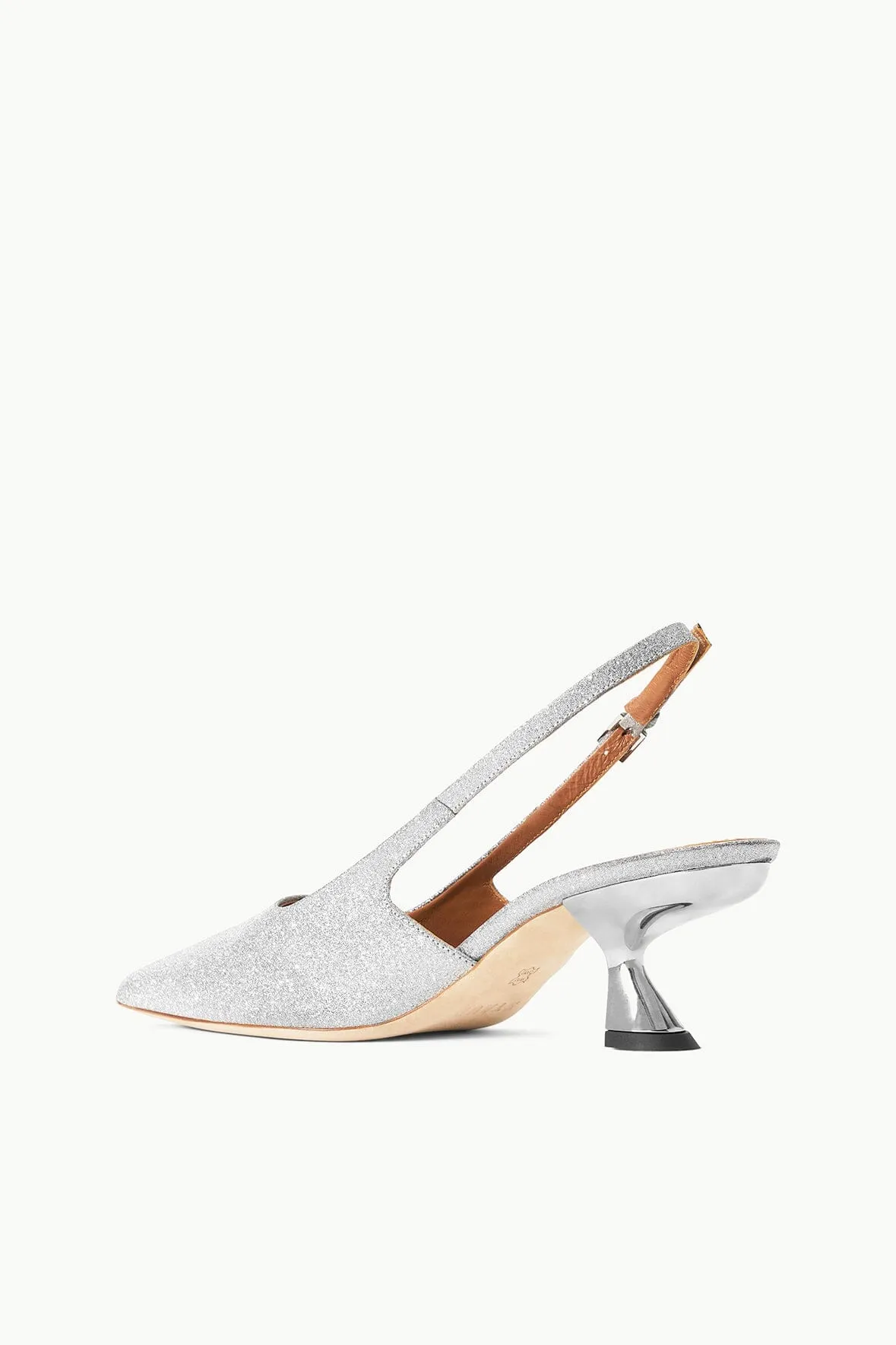 NEVE SLINGBACK HEEL | DIAMOND sold by STAUD product image thumbnail 5