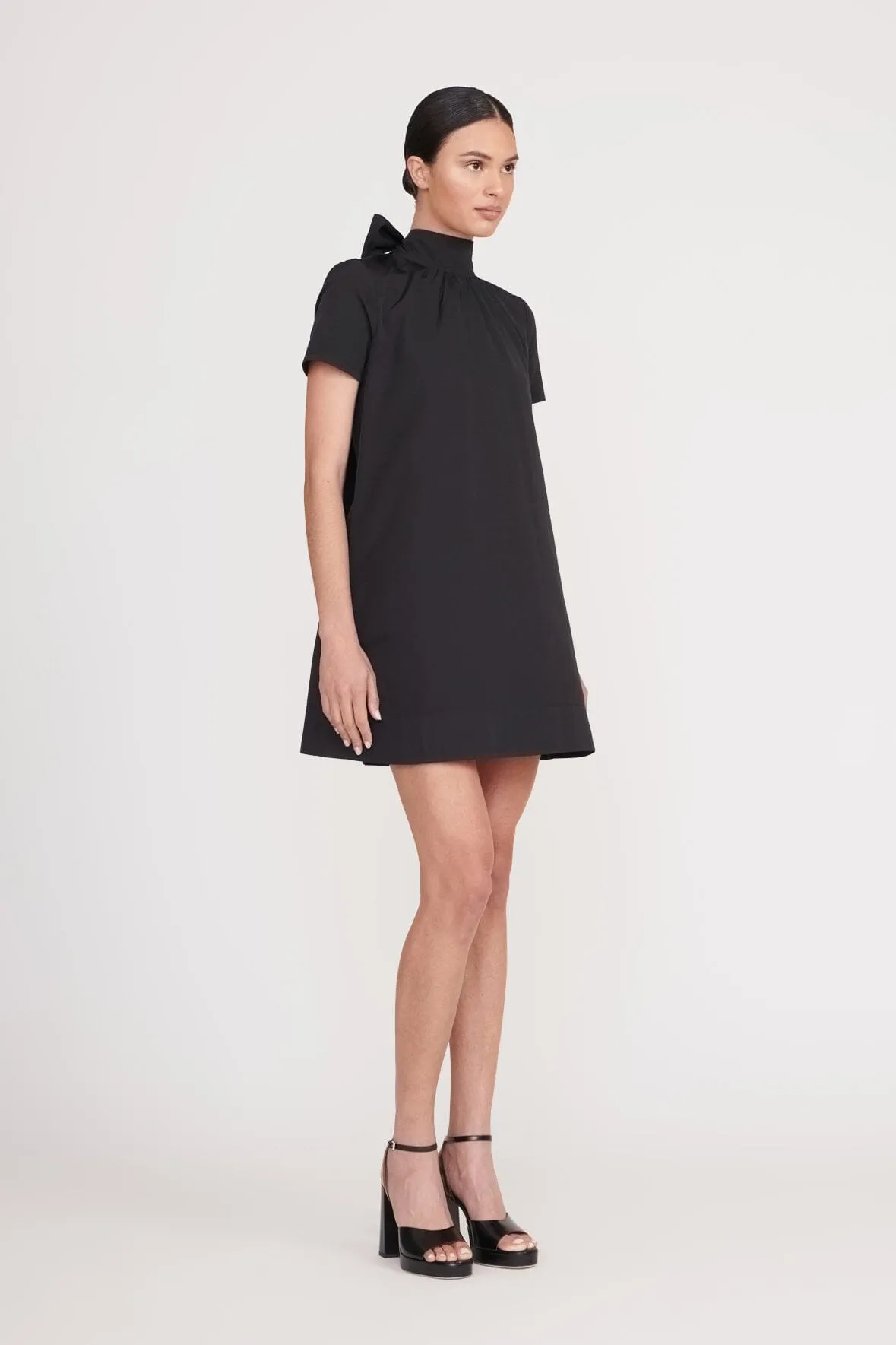 MINI ILANA DRESS | BLACK sold by STAUD product image thumbnail 4