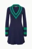 SUNSHINE DRESS | NAVY SEAWEED sold by STAUD