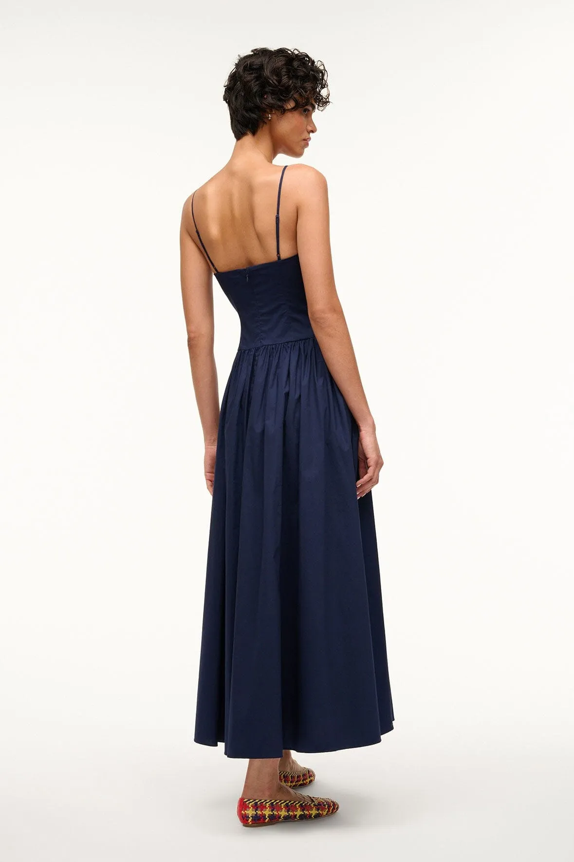 DENA DRESS | NAVY sold by STAUD product image thumbnail 4