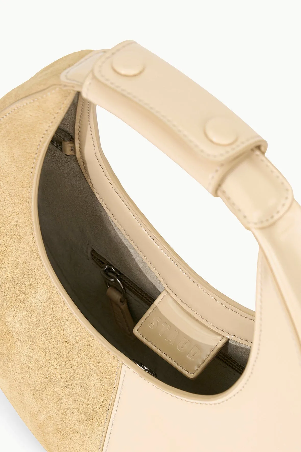 MINI MOON SPLIT BAG | OAT sold by STAUD product image thumbnail 3