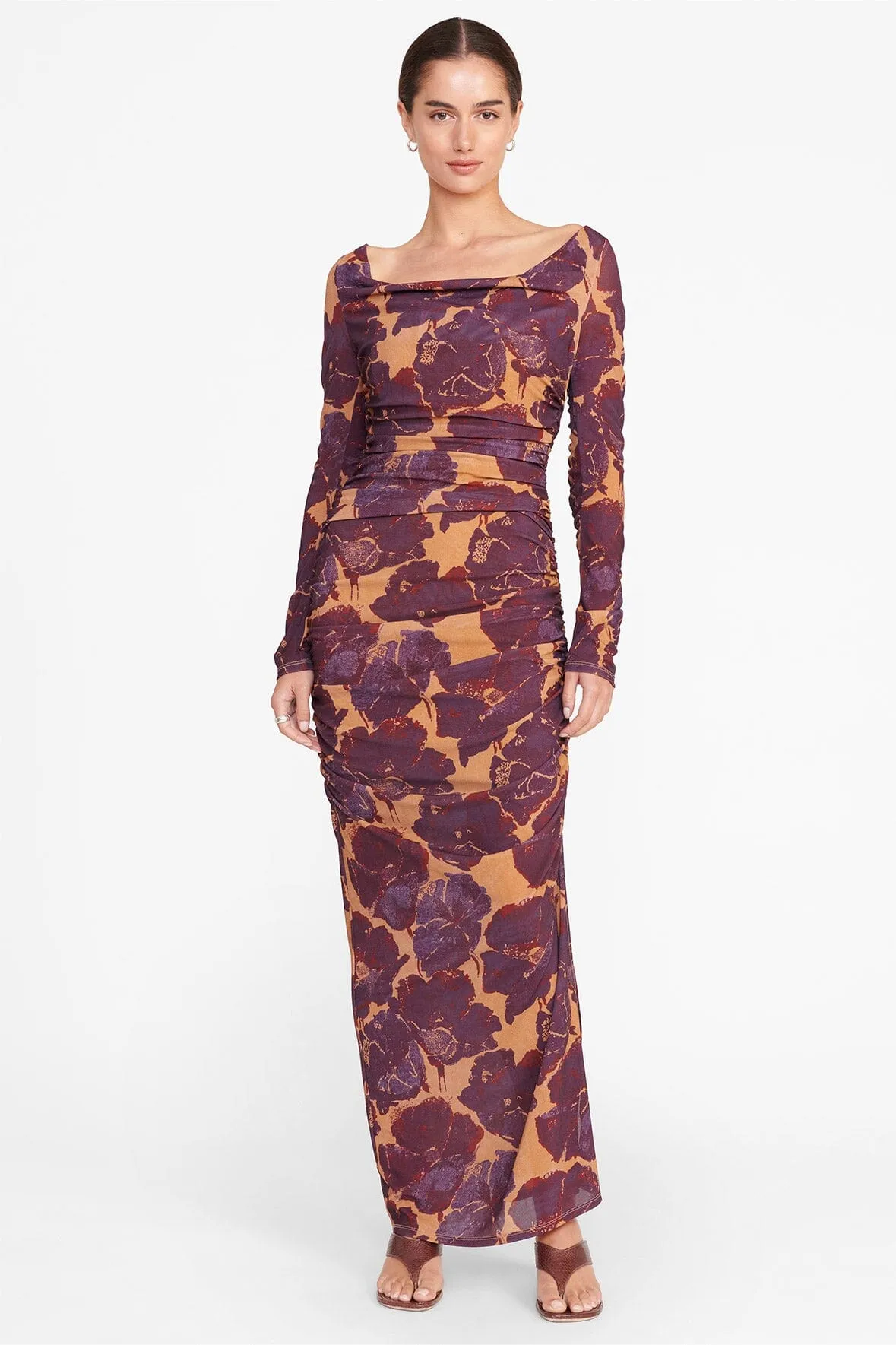 SOLANA DRESS | DRIED PRESSED FLOWERS sold by STAUD