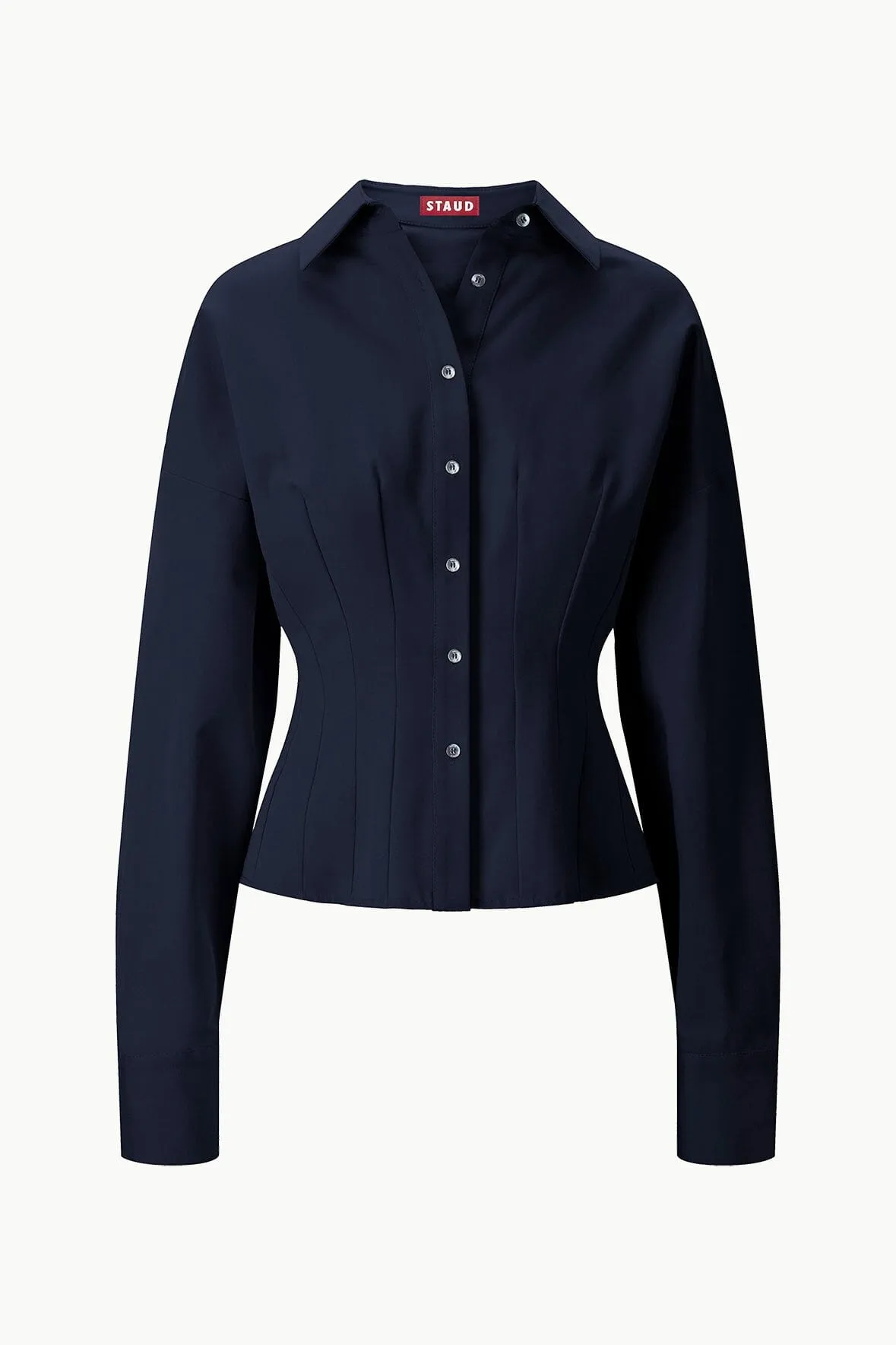 OPHELIA TOP | NAVY sold by STAUD product image thumbnail 5