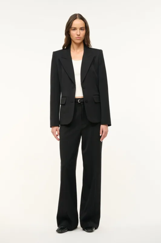 PRINCE SUITING PANT | BLACK sold by STAUD