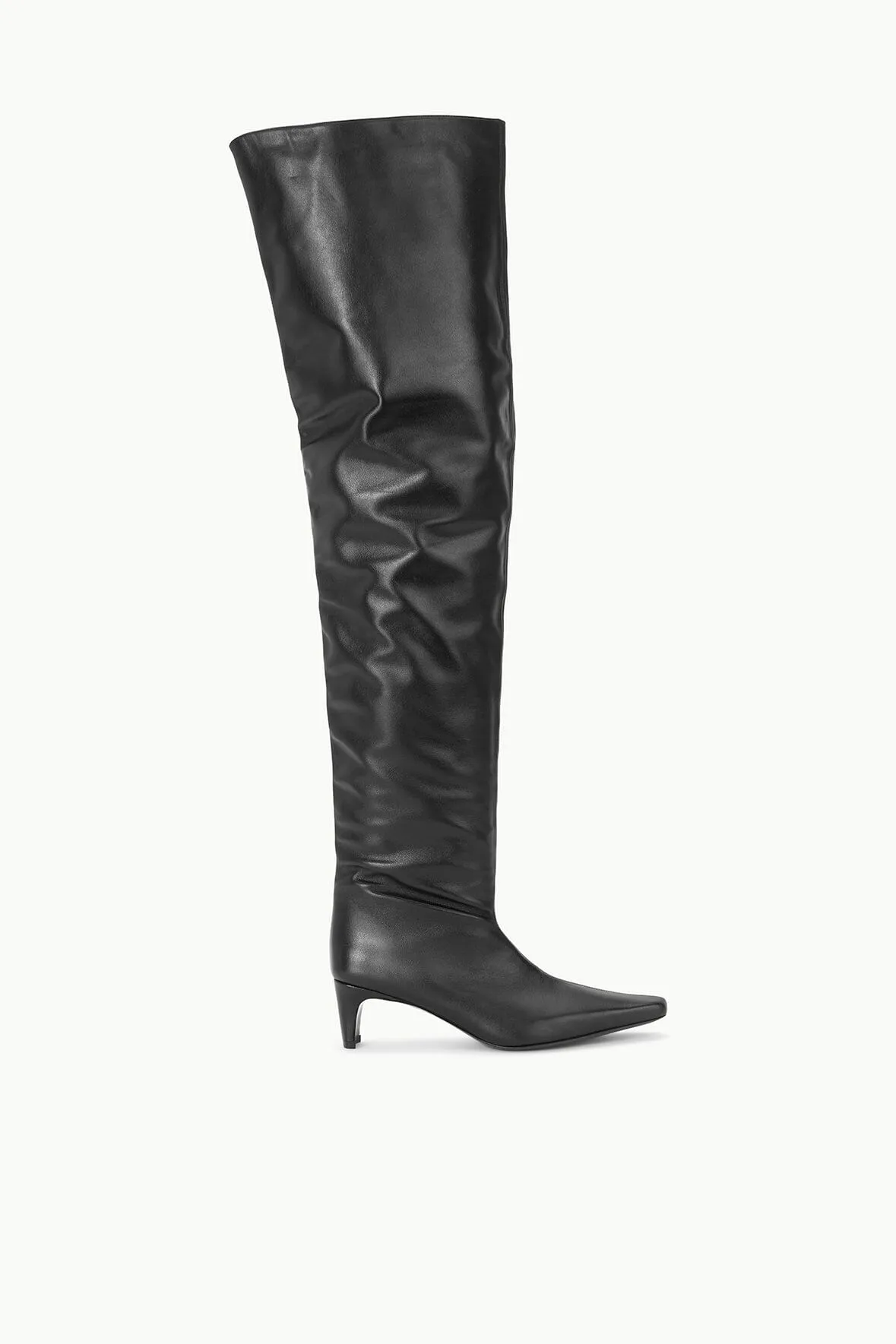 WALLY OVER-THE-KNEE BOOT | BLACK sold by STAUD