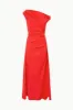 MAXI PHARE DRESS | RED ROSE sold by STAUD