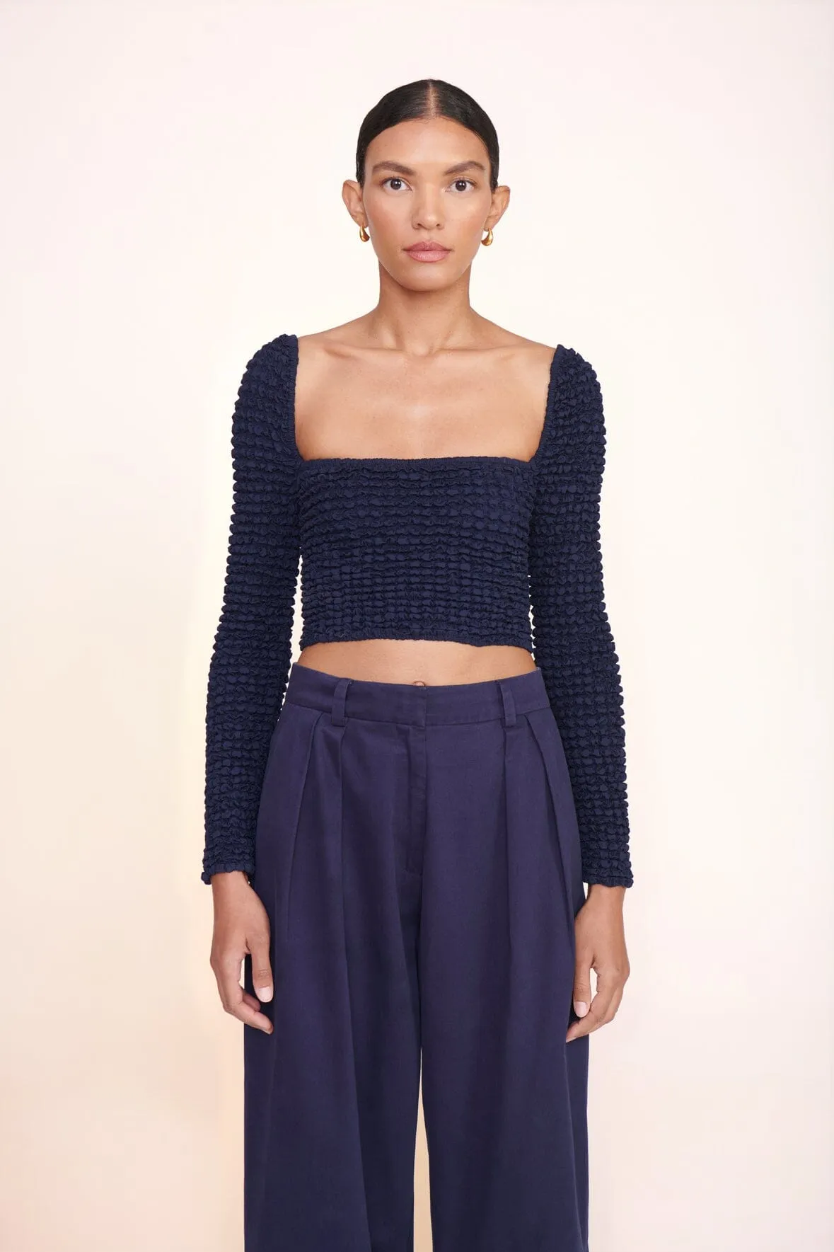 LUISA PANT | NAVY sold by STAUD product image thumbnail 4