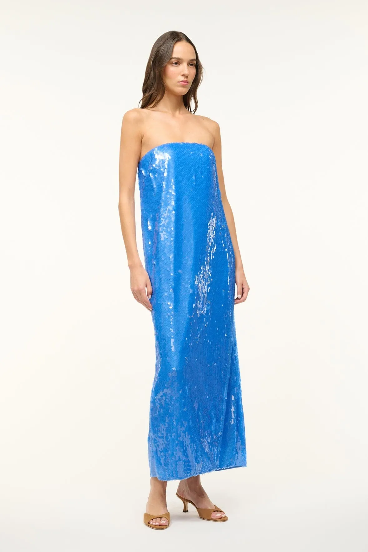 CASEY DRESS | CORNFLOWER sold by STAUD product image thumbnail 4