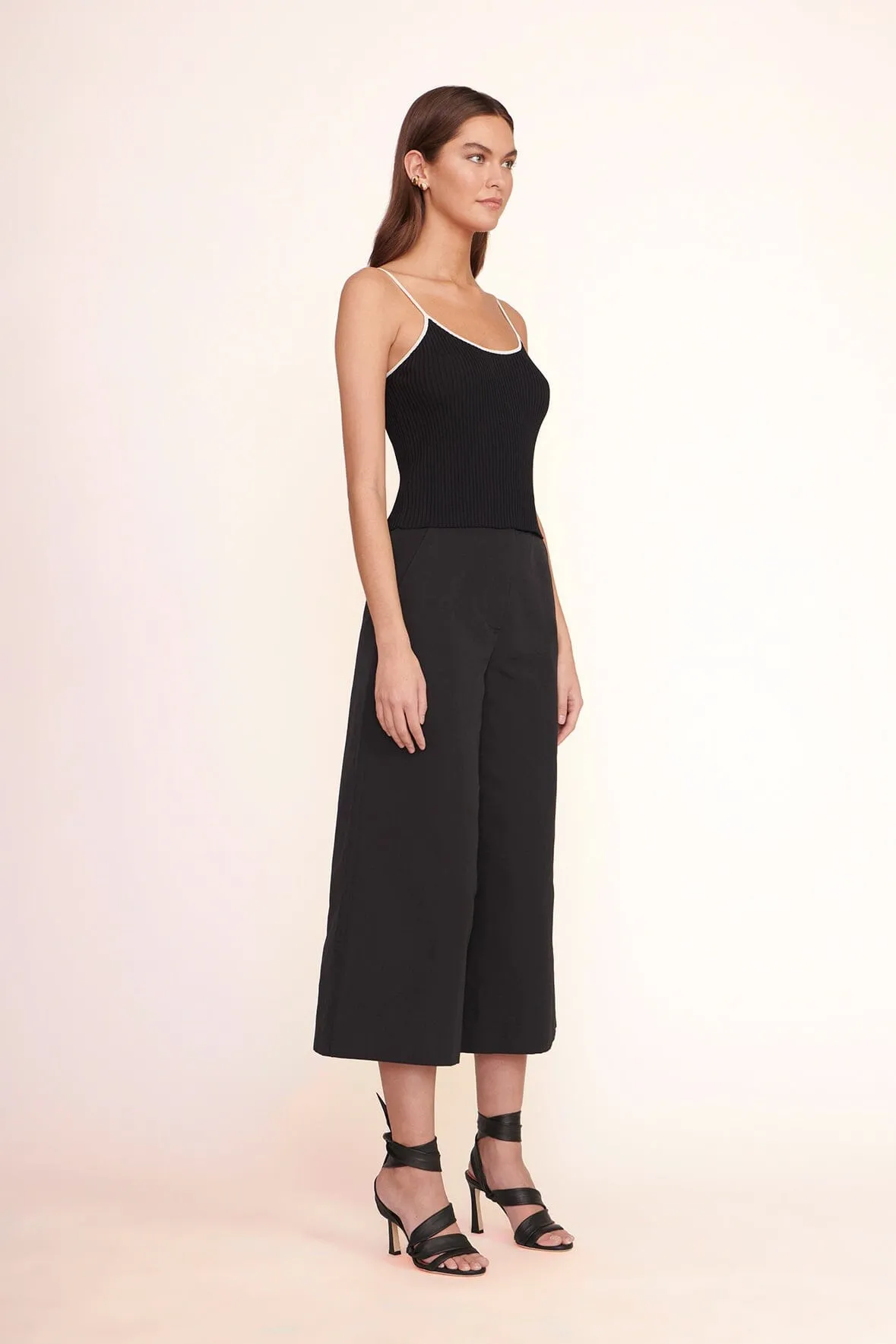 CROPPED OAK PANT | BLACK sold by STAUD product image thumbnail 2