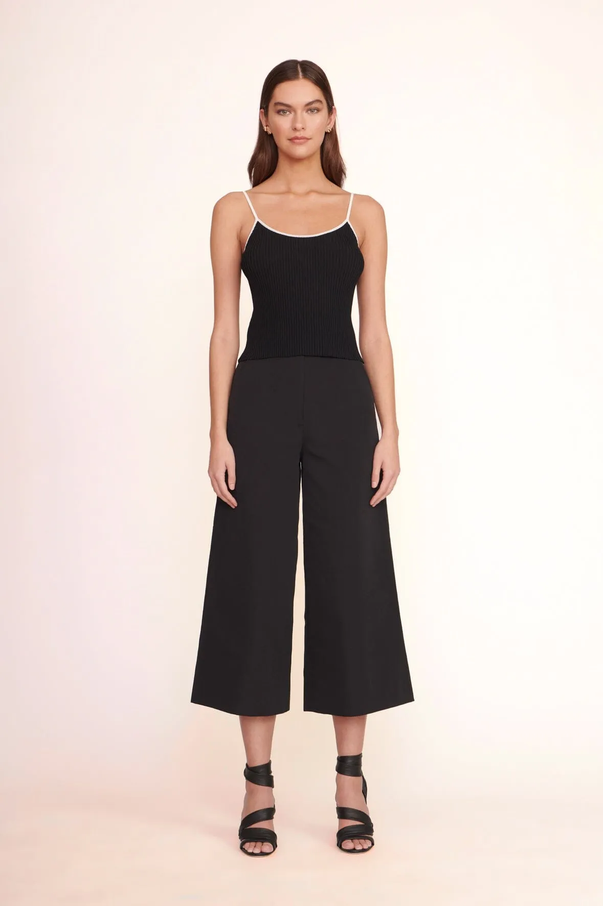 CROPPED OAK PANT | BLACK sold by STAUD product image thumbnail 4