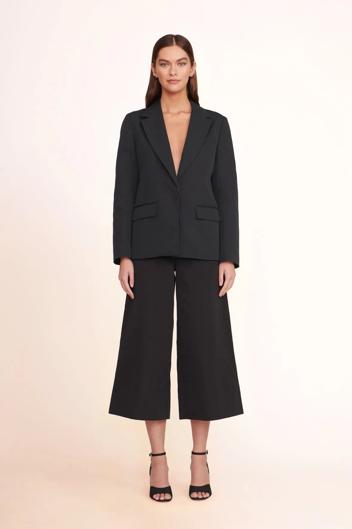 CROPPED OAK PANT | BLACK sold by STAUD