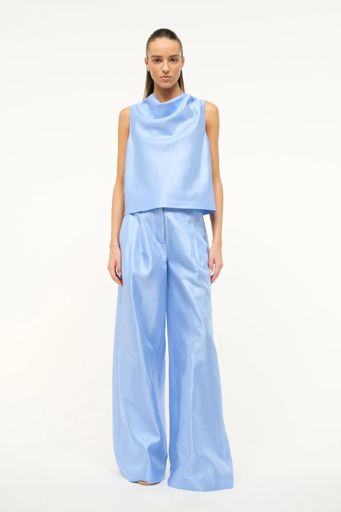 SASHA PANT | PERIWINKLE sold by STAUD product image thumbnail 5