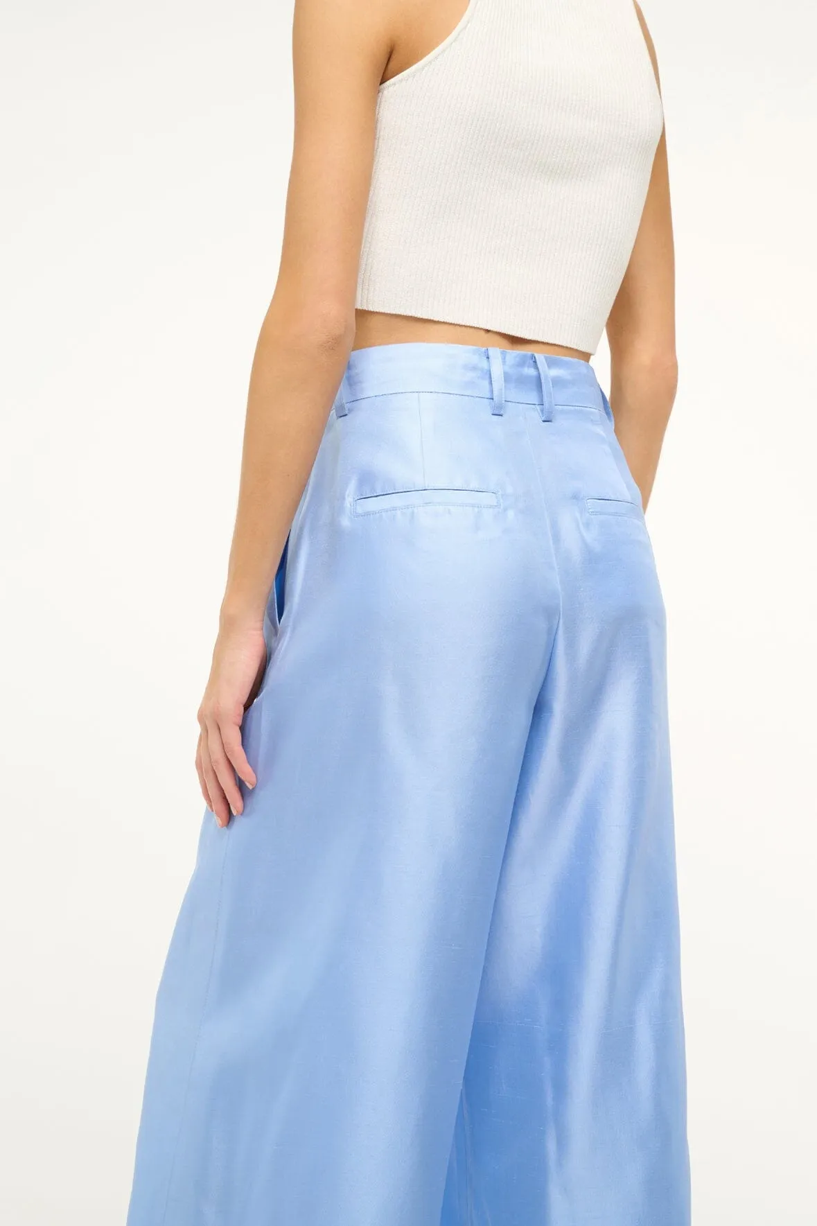 SASHA PANT | PERIWINKLE sold by STAUD product image thumbnail 2