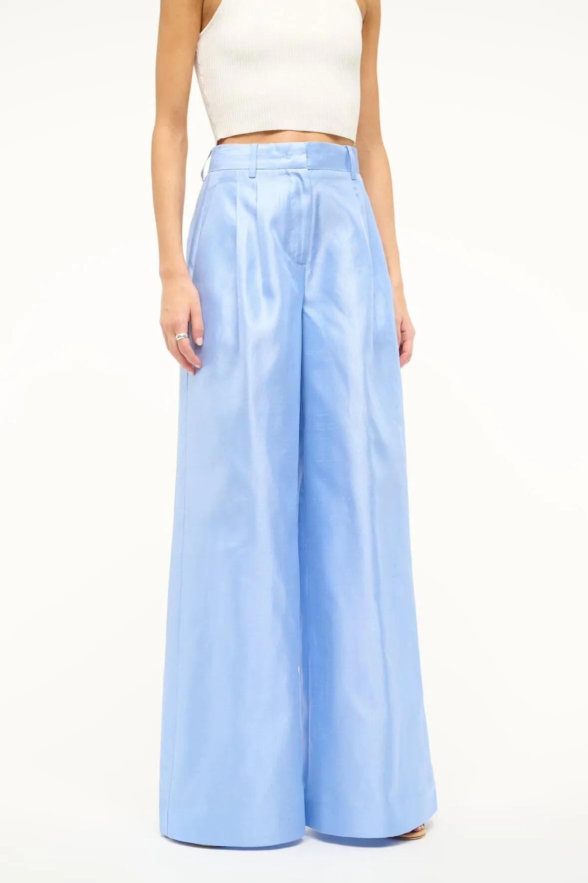 SASHA PANT | PERIWINKLE sold by STAUD product image thumbnail 3