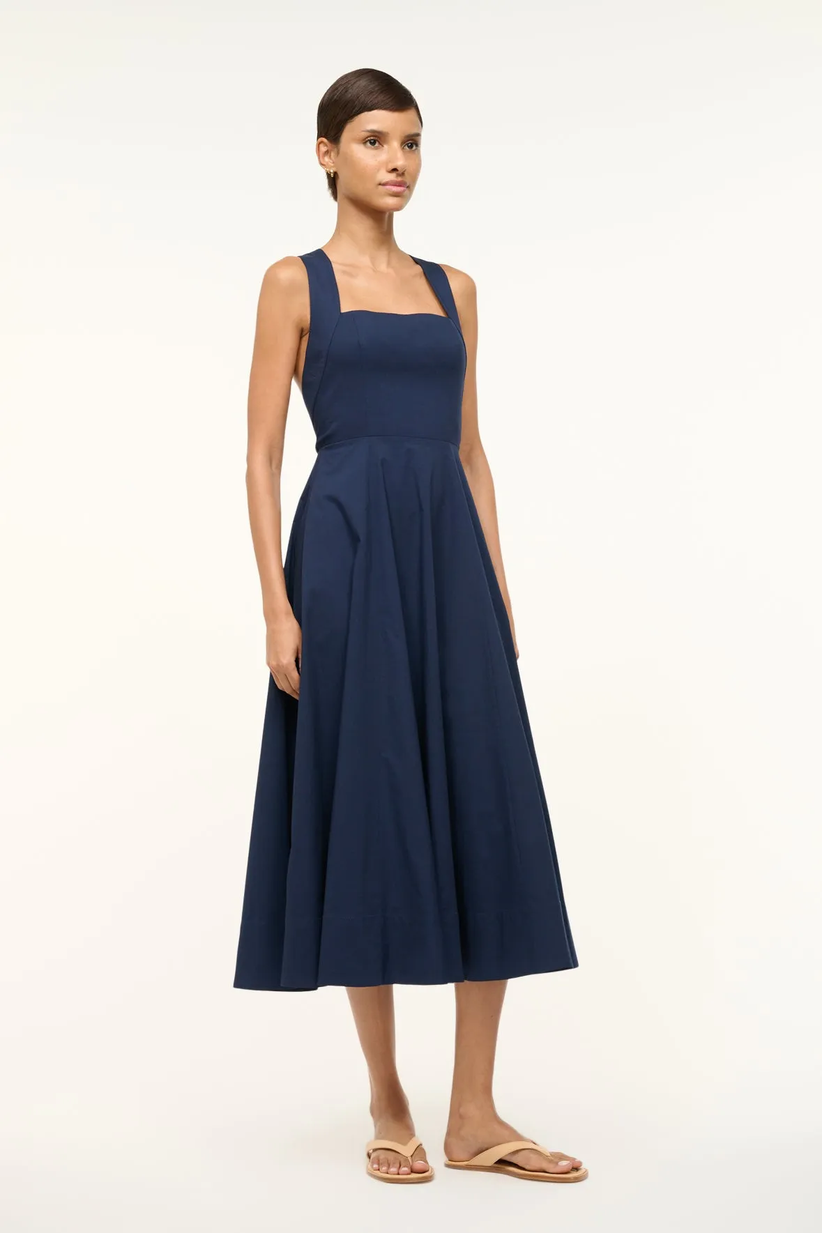 TERESA DRESS | NAVY sold by STAUD product image thumbnail 2
