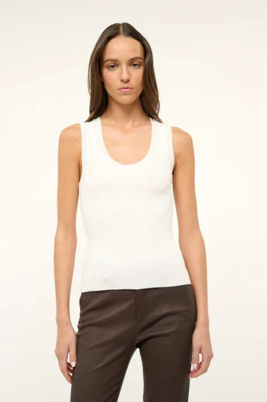 JULIETTE TOP | IVORY sold by STAUD