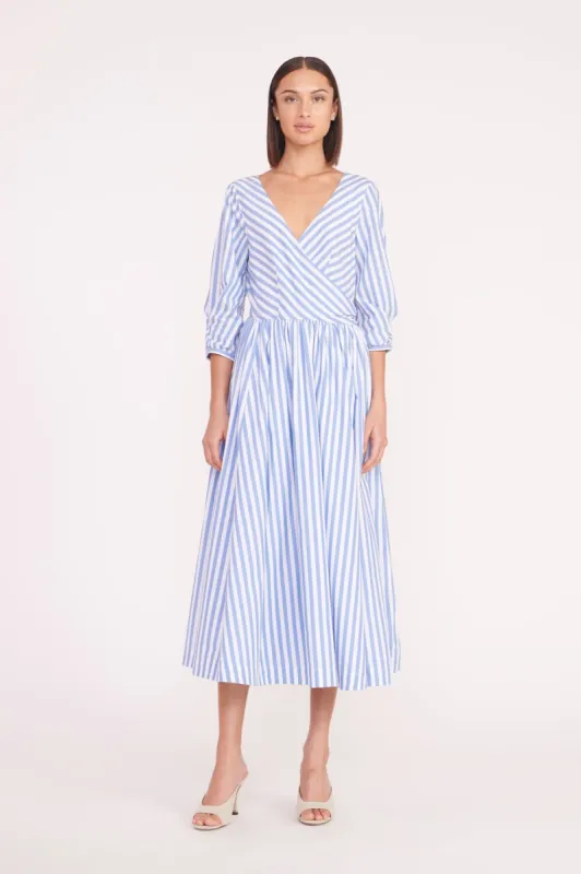 JODIE DRESS | SEA STRIPE sold by STAUD