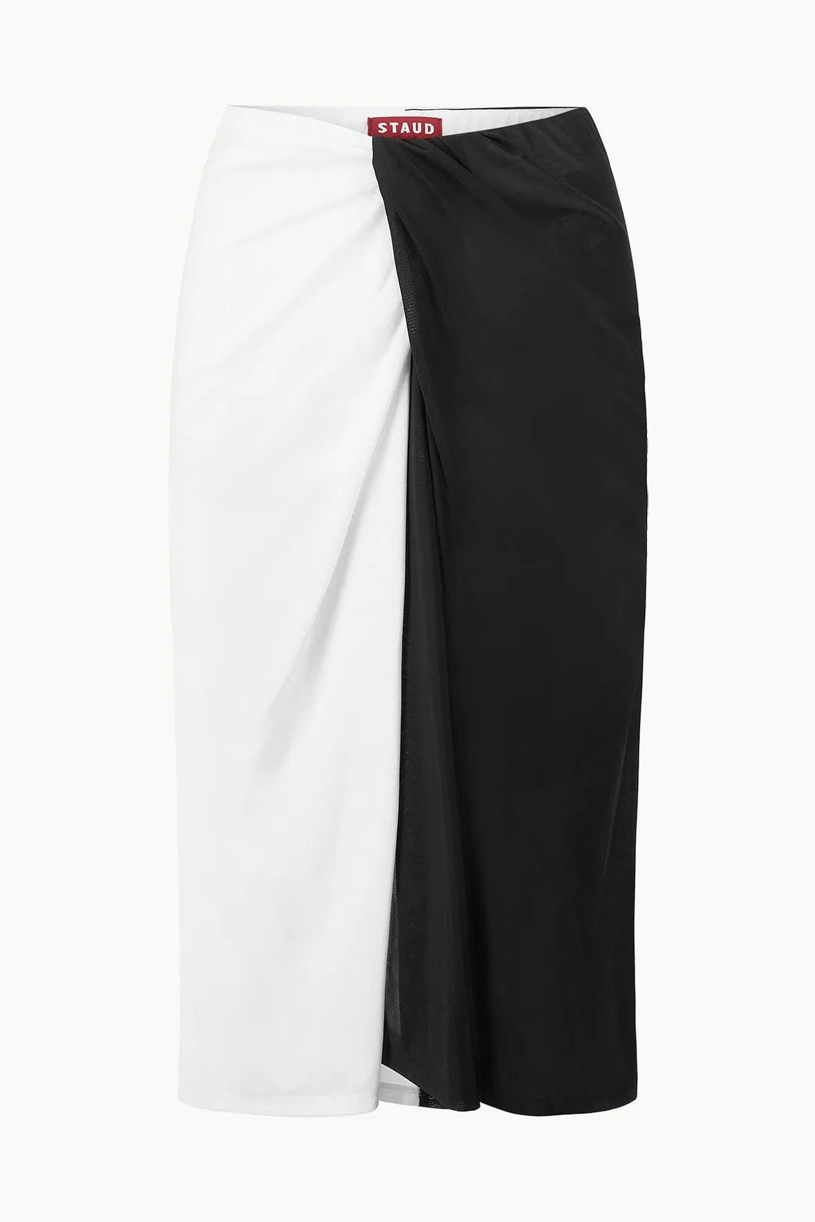 AZALEA COVERUP SKIRT | WHITE BLACK sold by STAUD product image thumbnail 5
