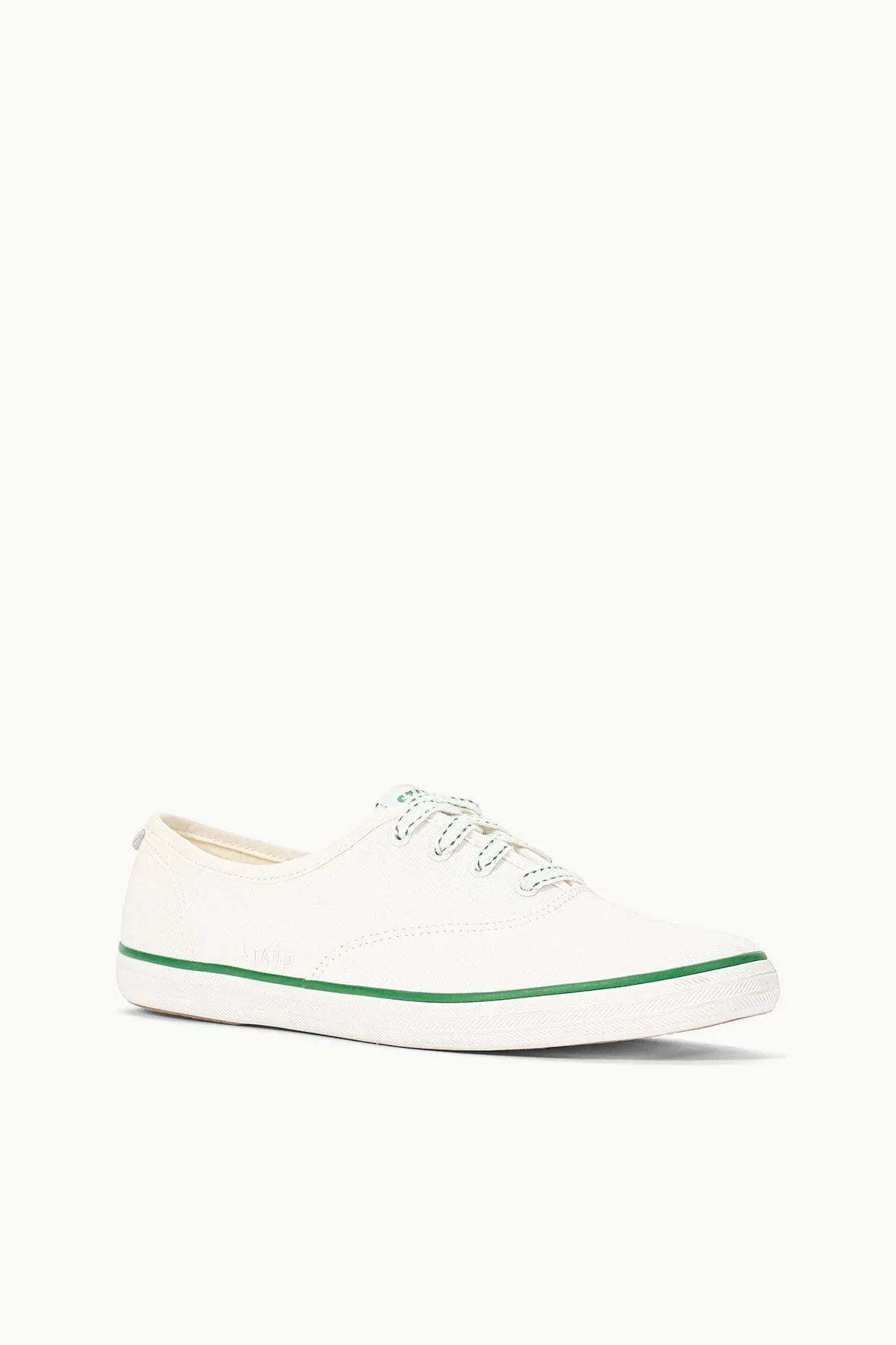 STAUD + KEDS CHAMPION CANVAS | WHITE GREEN sold by STAUD product image thumbnail 3