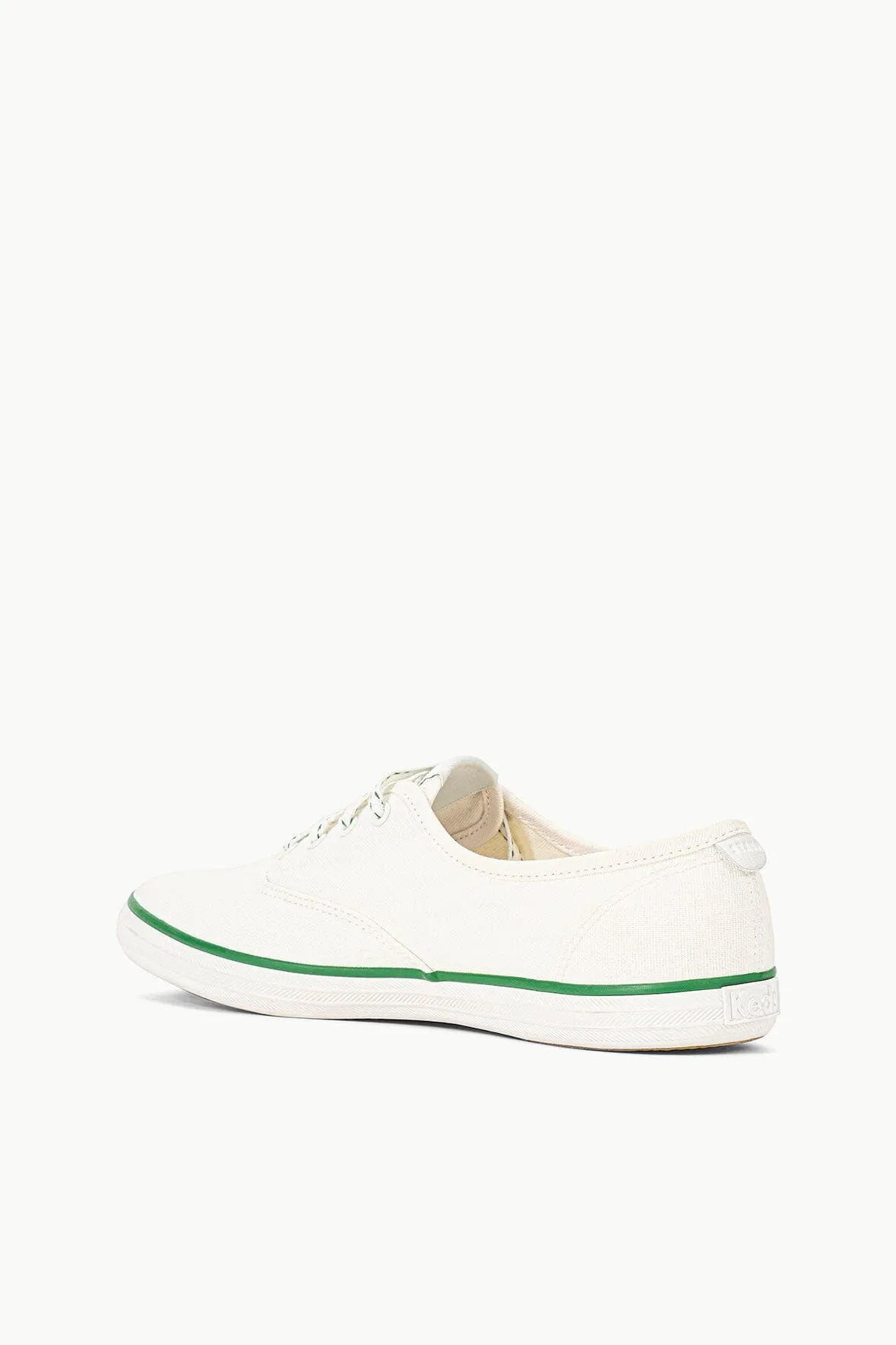 STAUD + KEDS CHAMPION CANVAS | WHITE GREEN sold by STAUD product image thumbnail 4