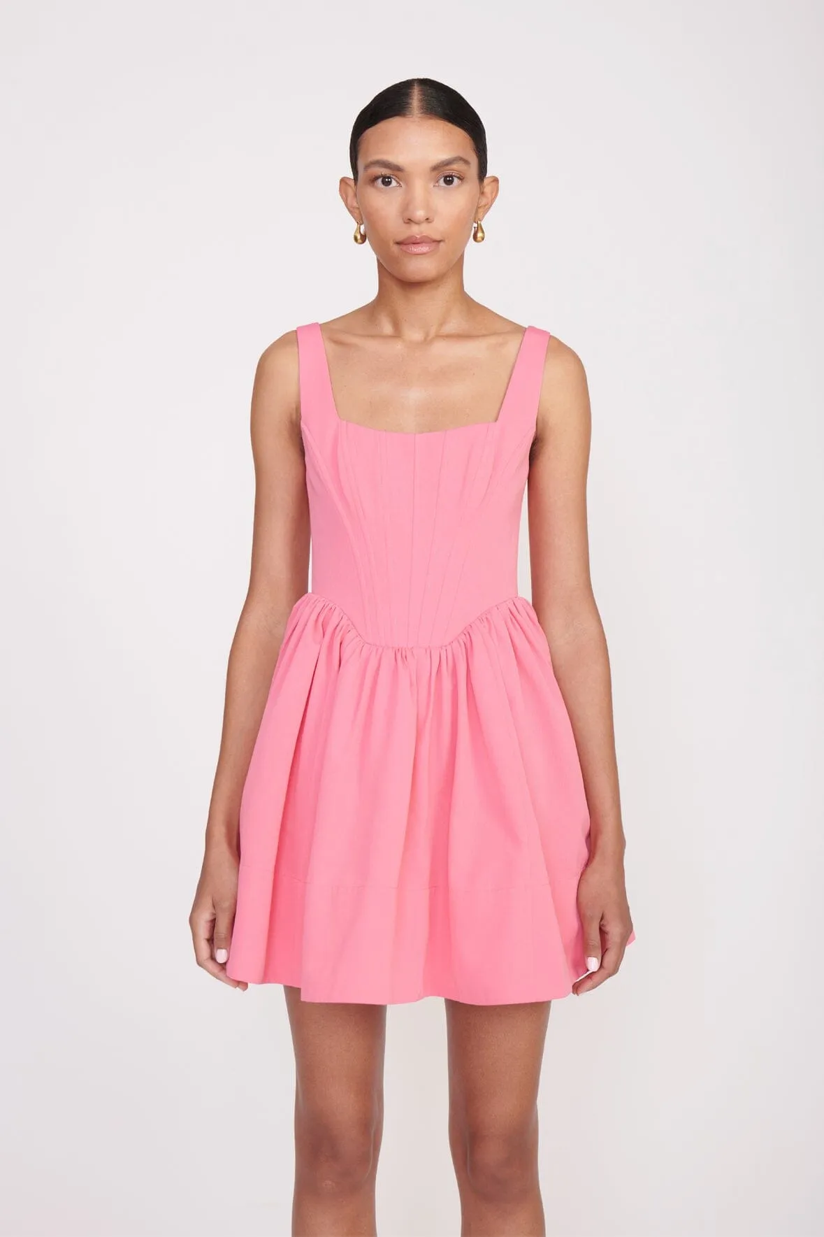LANDSCAPE DRESS | CORAL PINK sold by STAUD product image thumbnail 2