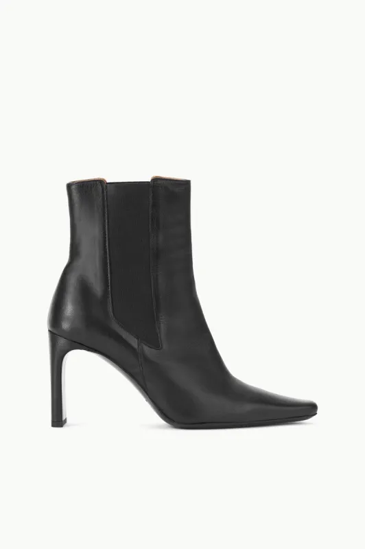 WALLY HIGH HEEL ANKLE BOOT | BLACK sold by STAUD