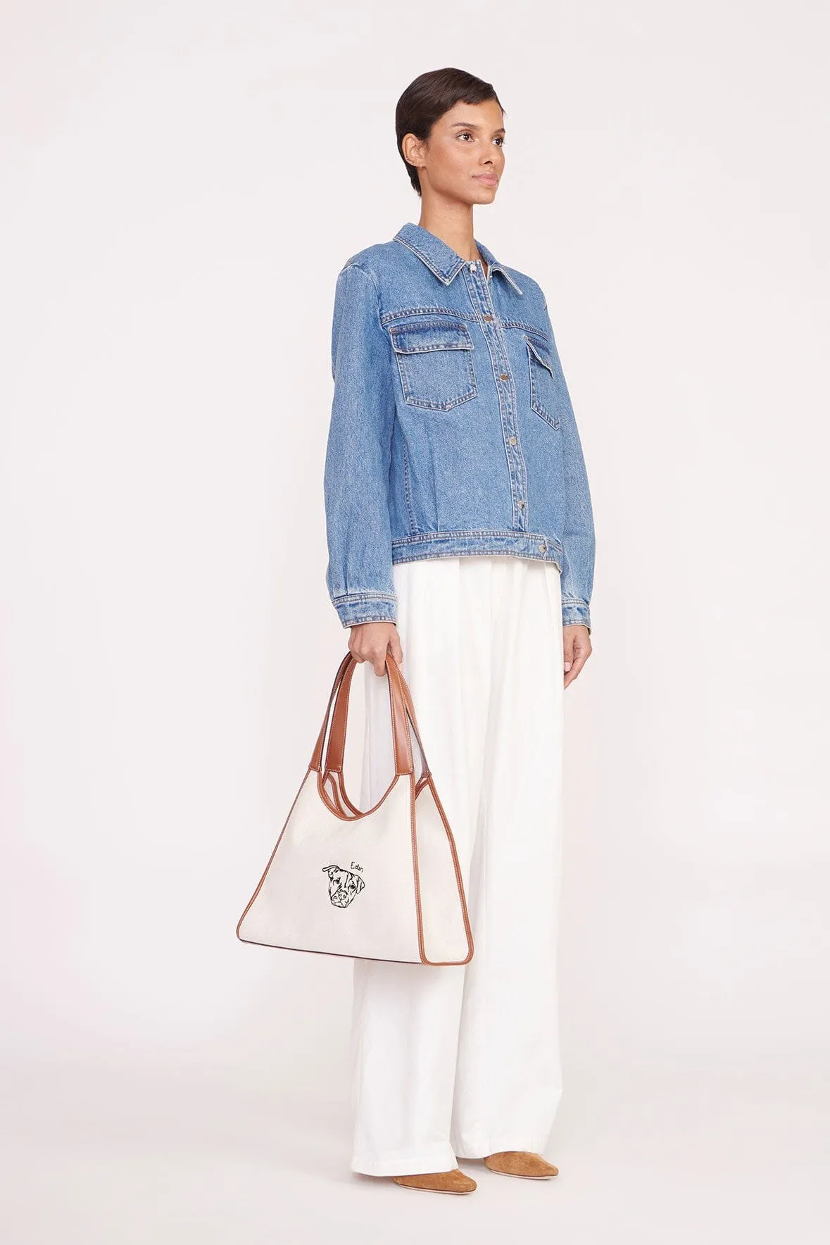 CUSTOM STAUD x C.BONZ SOFT REY BAG | CREAM TAN sold by STAUD product image thumbnail 5
