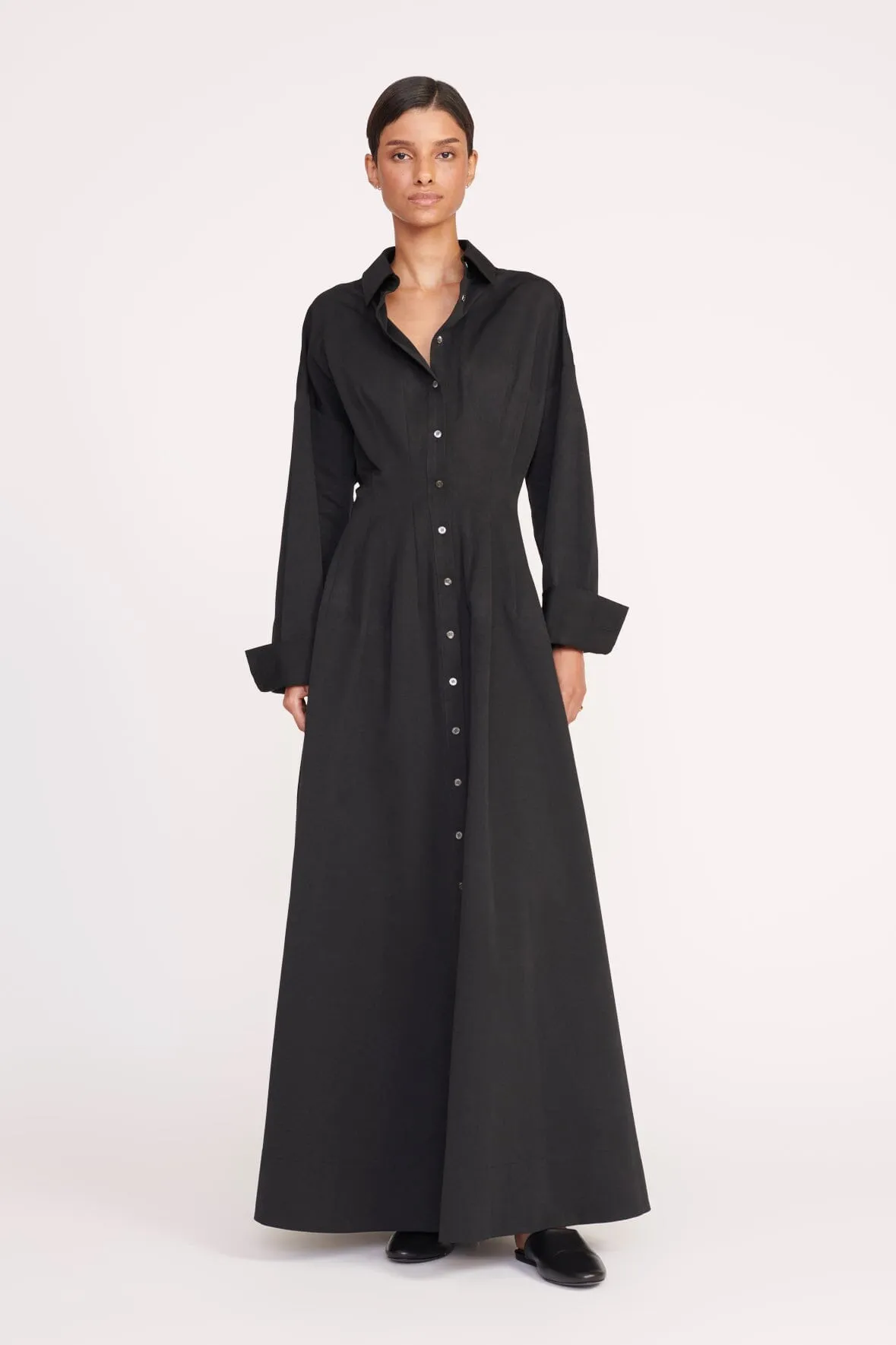 WINONA DRESS | BLACK sold by STAUD