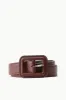 WAIST BELT | MAHOGANY sold by STAUD