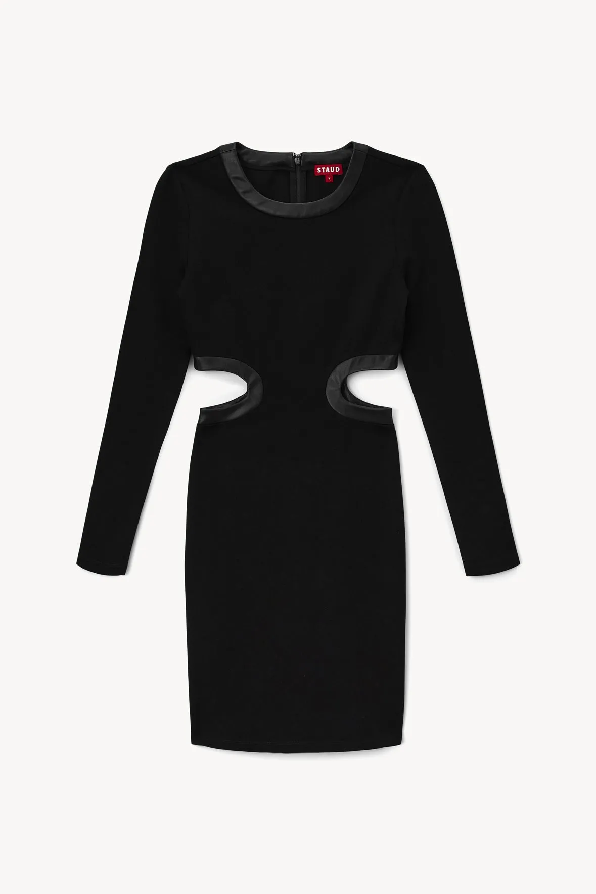 MINI LONG SLEEVE DOLCE DRESS | BLACK sold by STAUD product image thumbnail 5